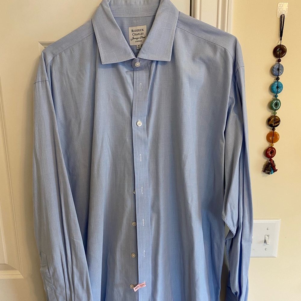 Blue Small Checkered dress shirt